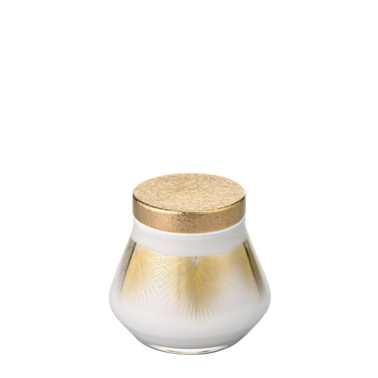 ガラスの骨壺 2.5寸 白 大松葉