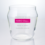 ガラスの骨壺 4寸 白 大松葉